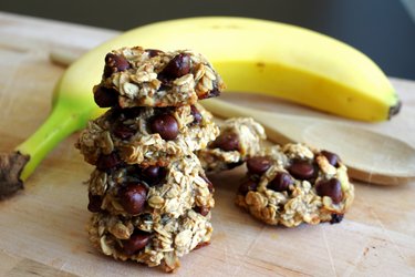 Bananen-Havermout Koekjes met 3 ingrediënten zonder bloem, suiker of ei