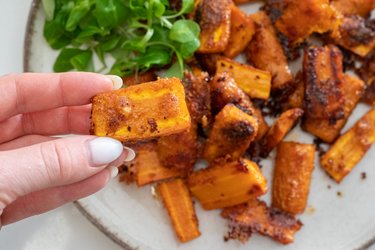 Geroosterde wortelen met Parmezaanse kaas