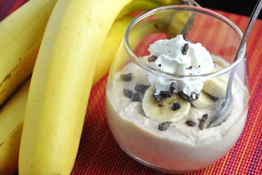 Banaan-Tofupudding