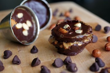 Chocoladecups met Pindakaasvulling