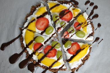 Gezonde Havermout Fruitpizza