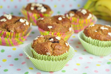 Gezond recept voor muffins met banaan en haver