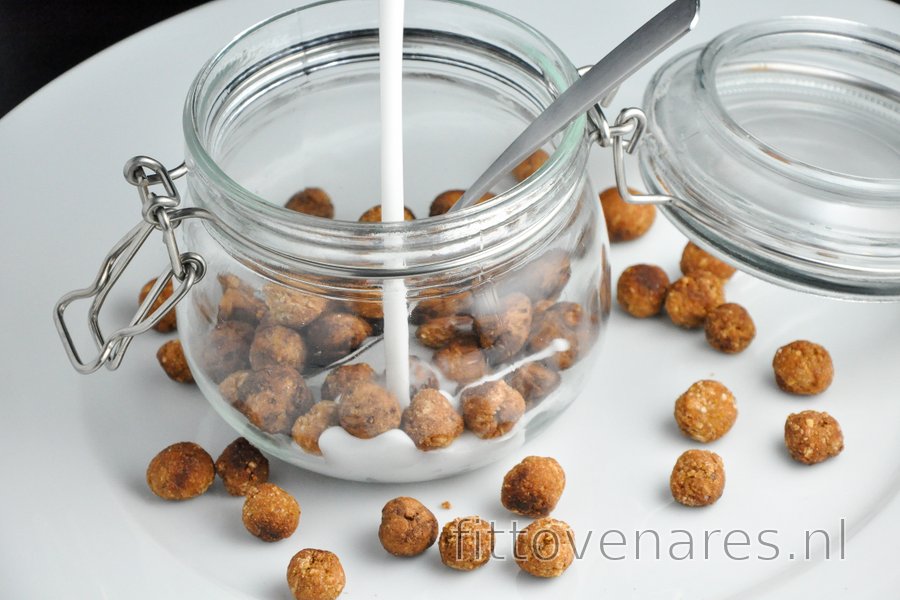 Gezonde Cruesli-bolletjes (vanille/cacao)