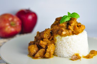 Gezonde kipcurry met appels