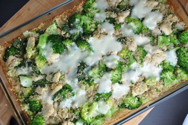 Gebakken Quinoa met Broccoli en Kip