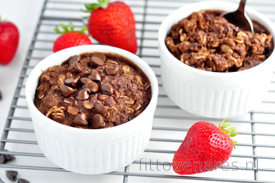 Gebakken browniepap