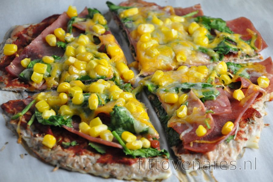 Gezonde Pizzabodem met Tonijn