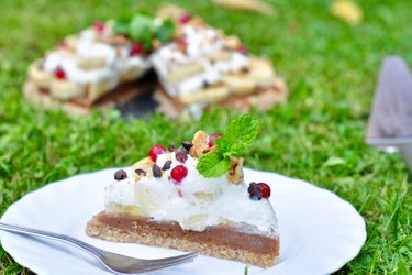 Gezonde Banoffee-Taart