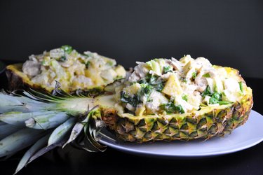 Gezonde Kipfilet met Ananas in Kaassaus