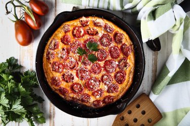 Koolhydraatarme tomaten-frittata