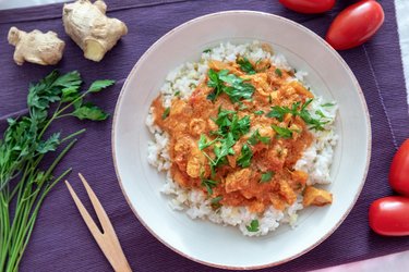 Gezonde kip Tikka Masala