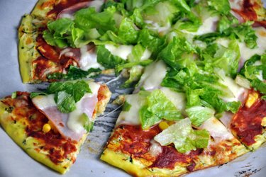 Gezonde Pizzabodem van Courgette