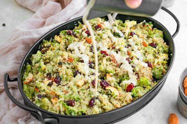 Eenvoudige quinoa- en broccolisalade